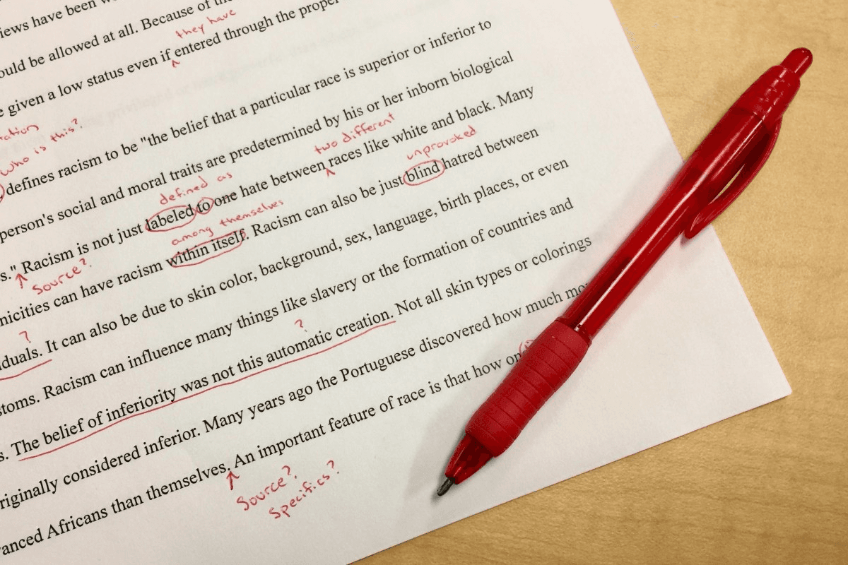 The Value of Feedback in Writing Improvement